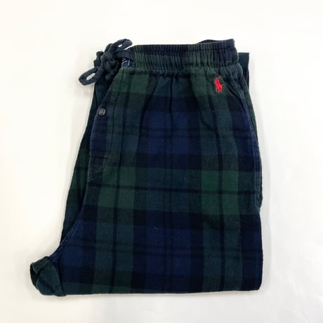 ～00's Polo Ralph Lauren "Black Watch" Pajama Pants Sサイズ
