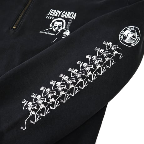 90's JERRY GARCIA BAND 両面&袖 プリント スウェット Black Mサイズ USA製