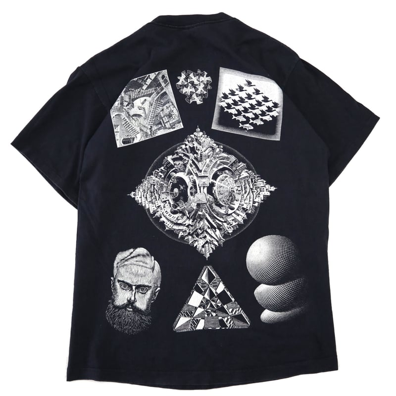 90s エッシャー　SOF TEE Lサイズ　アートT Andazia 1990's 