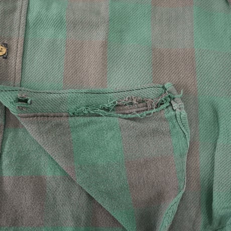 "Good Fade" 70's BIG MAC 単色タグ Check Flannel Shirt Mサイズ USA製