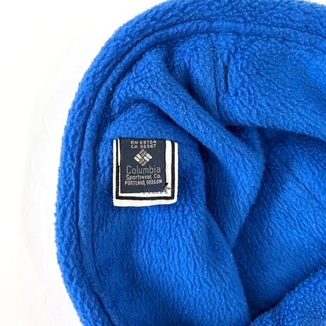 ～90's Columbia Nylon Ear Flap Fleece Cap L/XL USA製