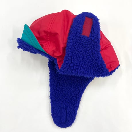 90's Columbia Ear Flap Nylon Boa Cap L/XL USA製
