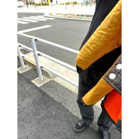 60's～ Swingster "Black" "Blanket×Quilting Lined" Nylon Jacket Mサイズ USA製