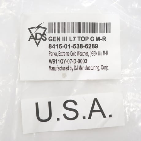 Deadstock ECWCS GEN3 Level7 PRIMA LOFT PARKA Medium Regular
