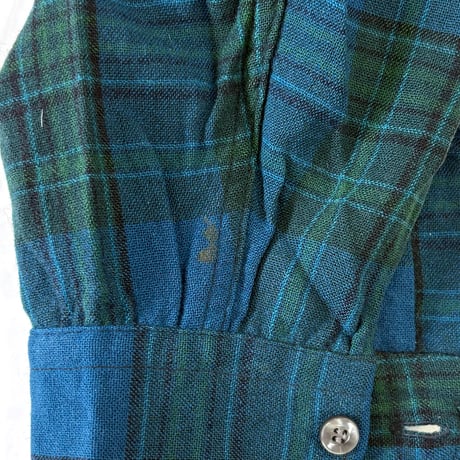 60's Pendleton Wool Plaid BD Shirt XLサイズ