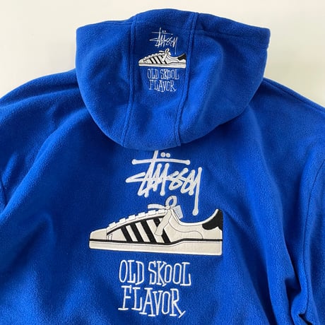 "Rare" 90s OLD STUSSY "Old Skool" Fleece Parka USA製