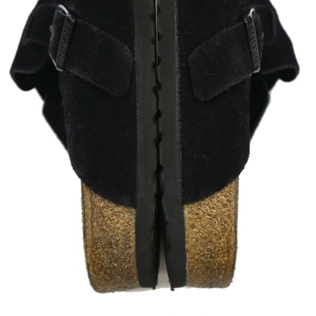 BIRKENSTOCK "BOSTON" Suede Leather Black 41
