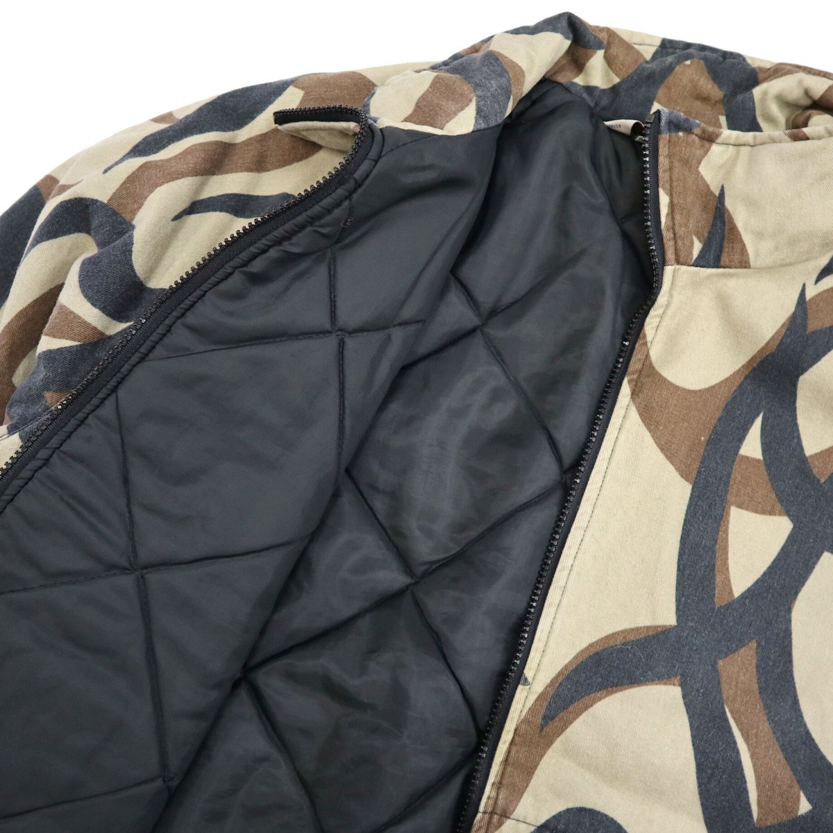 90's ASAT Tribal Camouflage Bomber Jacket Lサイズ