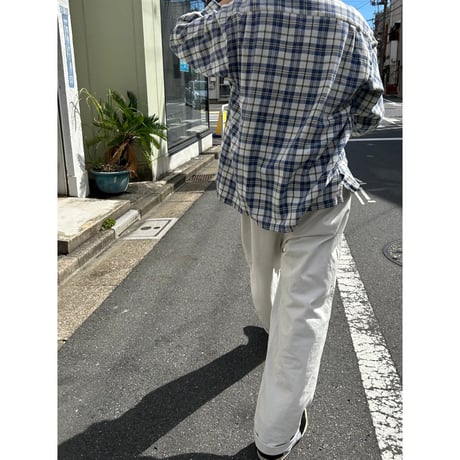 ～00's America Eagle Open Collar Flannel Shirt Lサイズ