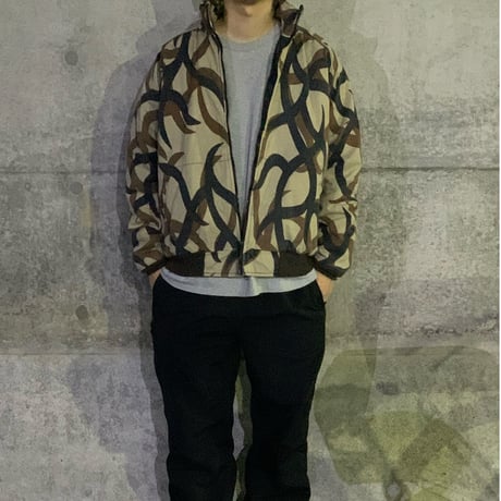 ～90's ASAT Tribal Camouflage Bomber Jacket Lサイズ