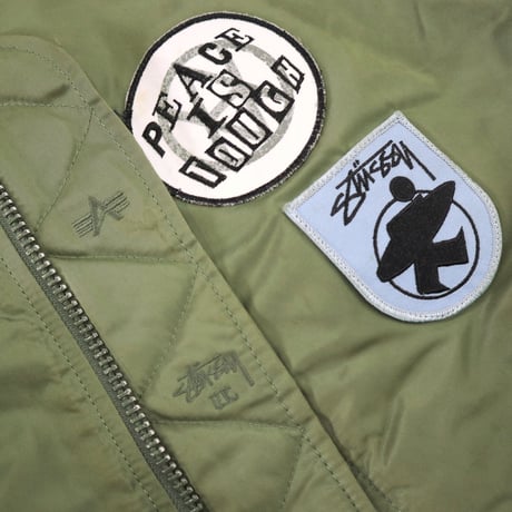 25周年記念 STUSSY×Fragment Design×UNDEFEATED×Alpha MA-1 Jacket Mサイズ