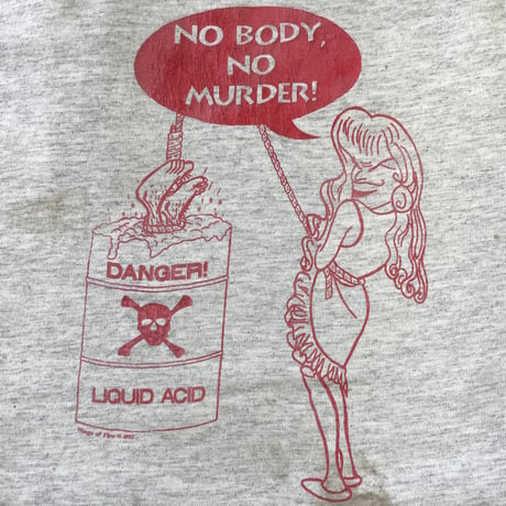 90's anvil "NO BODY,NO MURDER!" Tシャツ XLサイズ USA製