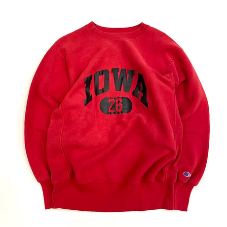 90's CHAMPION RW SWEAT "IOWA" Lサイズ USA製