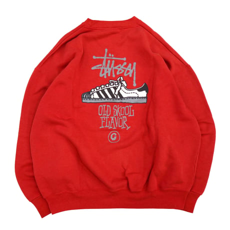 90's～ OLD STUSSY "OLD SKOOL" Sweat Lサイズ