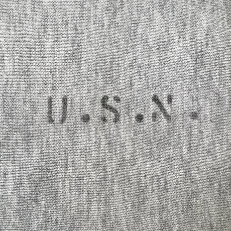 80's CHAMPION RW SWEAT PARKA "USN" "Stencil" Mサイズ USA製