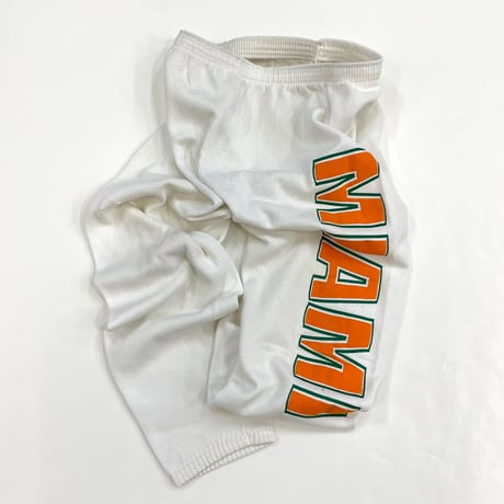 90's～ unkown "MIAMI" Sweat Pants
