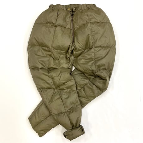 80's Eddie Bauer Rip Stop Nylon Down Pants Mサイズ