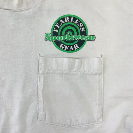 90's Fruit of the loom "Don't Fear The Night..." Pocket Tee Lサイズ USA製
