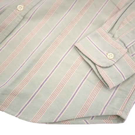 "Women's" 90's Ralph Lauren Oxford Stripe BD Shirt USA製