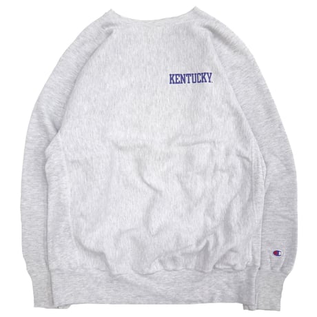 90’s CHAMPION RW SWEAT 両面プリント Grey XXLサイズ USA製