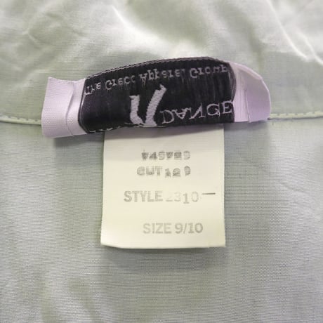 "Women's" 80's～ オープンカラー レーヨン シャツ ワンピース USA製
