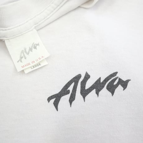 80's～90's ALVA "Craig Johnson" 両面 プリント Tシャツ Lサイズ USA製
