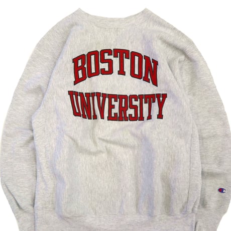 90's CHAMPION RW SWEAT "BOSTON UNIVERSITY" Lサイズ USA製