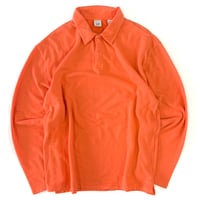 90's～00's OLD GAP "鹿の子" "Pile Lined" LS Polo Shirt XLサイズ