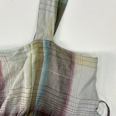 Autreton Ombre Check Cotton Onepiece