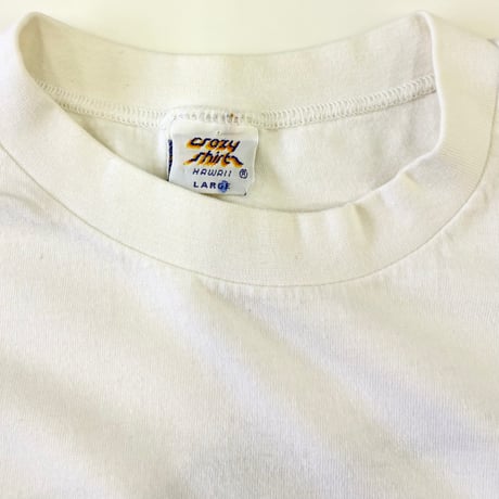 80's～ crazy shirts "Sushi Bar Samurai" "Water Print" Tシャツ Lサイズ USA製