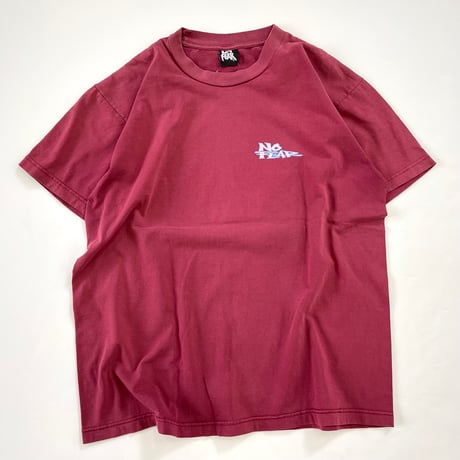 90's～ NO FEAR "EVERYTHING SUCKS" 両面 プリント Tシャツ USA製