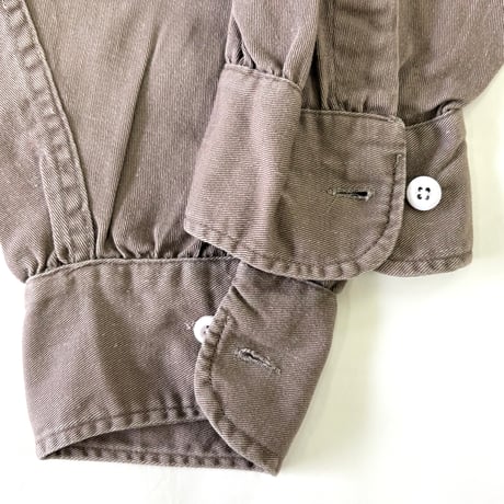 "Big Size" "Rare Color" 50's Big Mac "マチ付き" Work Shirt 16 Long