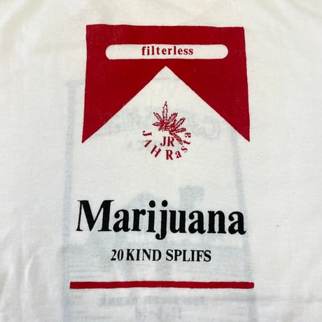 80's～ Fruit of the loom "Cannabis" "Marijuana" パロディ Tシャツ XLサイズ USA製