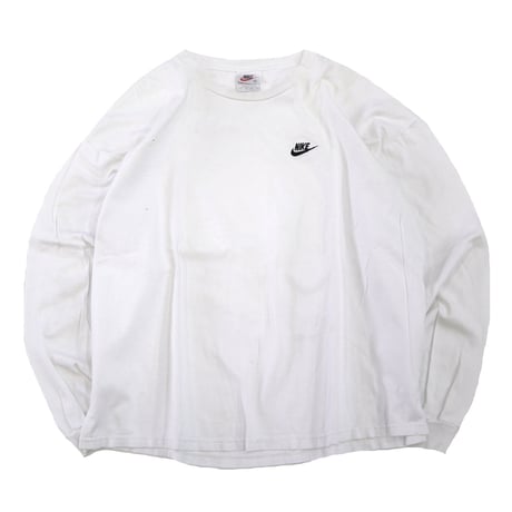 90's NIKE "Embroidery" LS Tシャツ XLサイズ USA製