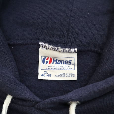 80's～ OLD Hanes Solid Sweat Parka XLサイズ USA製