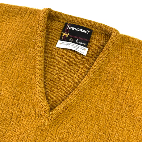 "Good Condition" ～70's Pennys "Towncraft" V-Neck Mohair Sweater Lサイズ