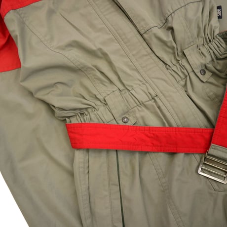 "Women's Size" 80's～ MONCLER "All in One" Nylon Ski Wear Jacket