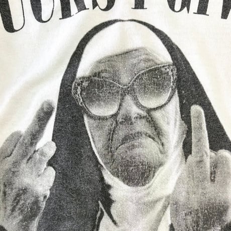 00's Spencers "Fucks I Give?" "Nun" Tシャツ XLサイズ