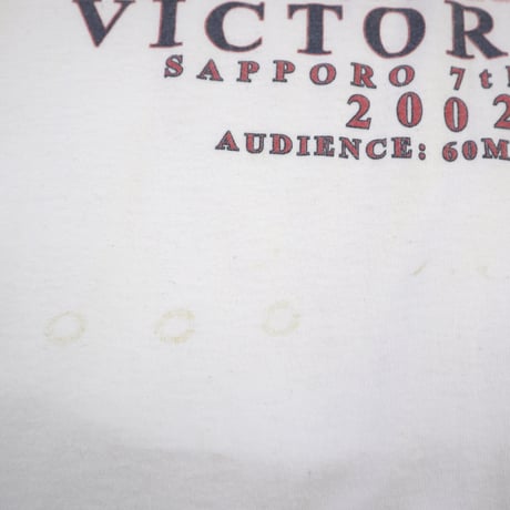 00's Fruit of the loom "2002日韓W杯" プリント Tシャツ XLサイズ