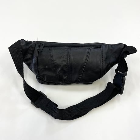 Fake Leather Mini Waist Bag