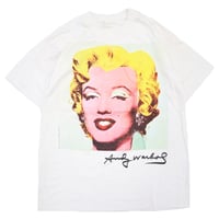 NOS 90's Andy Warhol "Marilyn Monroe" プリント Tシャツ Lサイズ