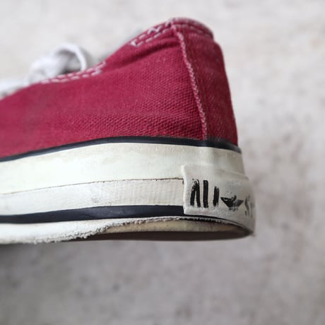 90's Converse All Star Low "Burgundy" US11 USA製