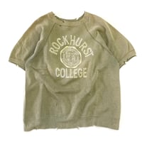 "Super Fade" 60's～ ARTEX "Rockhurst College" SS Flocky Sweat