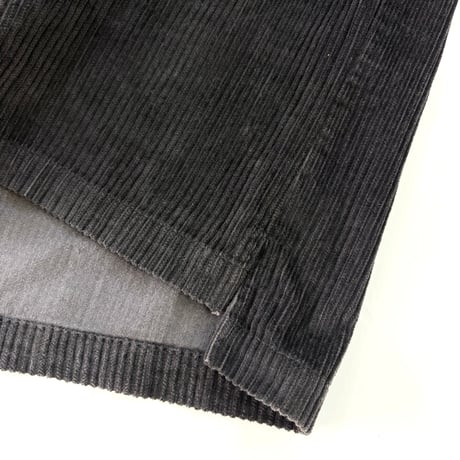 90's Bugle Boy "Black" "太畝" Full Zip Corduroy Shirt Jacket XLサイズ