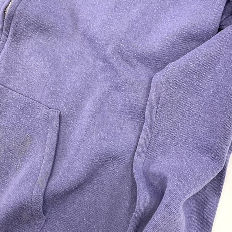 70's〜80's Tultex Solid Full Zip Sweat Parka Lサイズ USA製