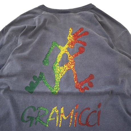 "Good Fade" 90's Gramicci "ランニングマン" 両面 プリント Tシャツ Sサイズ USA製