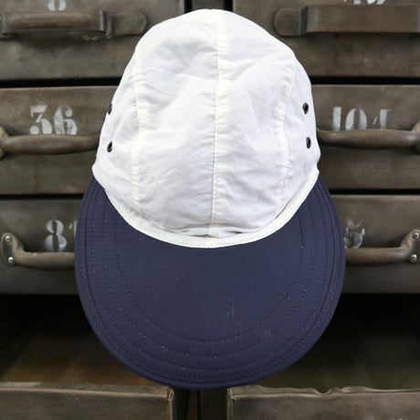 ～90's Watership Trading Long Bill Nylon Cap L/XL USA製