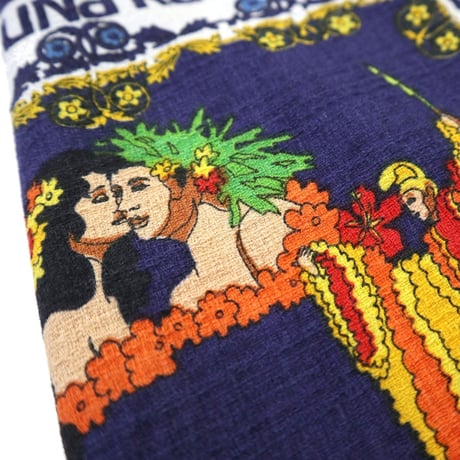 70's NOS "Kona Coffee" 総柄 コットン アロハシャツ HAWAII製