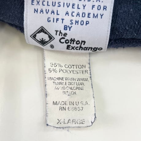 90's～ The Cotton Exchange "NAVY" "Reverse Type" Sweat Parka XLサイズ USA製