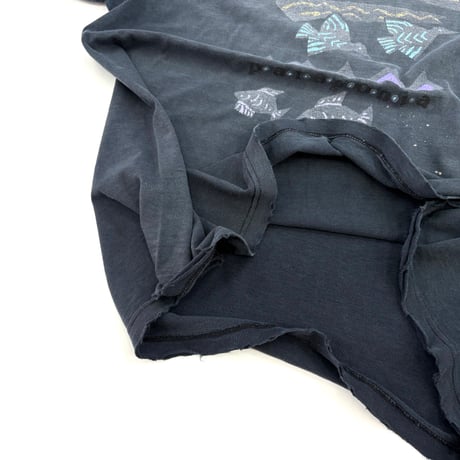 "boro" "Black Fade" 90's Patagonia "Block Logo" Tシャツ XLサイズ USA製